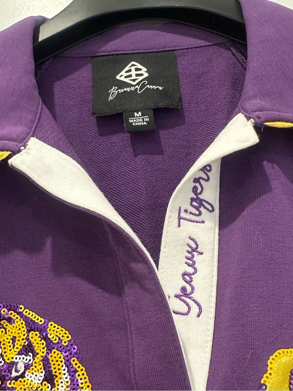 LSU Purple Polo Mini Dress by Collegiate Brand - Picture 5 of 7